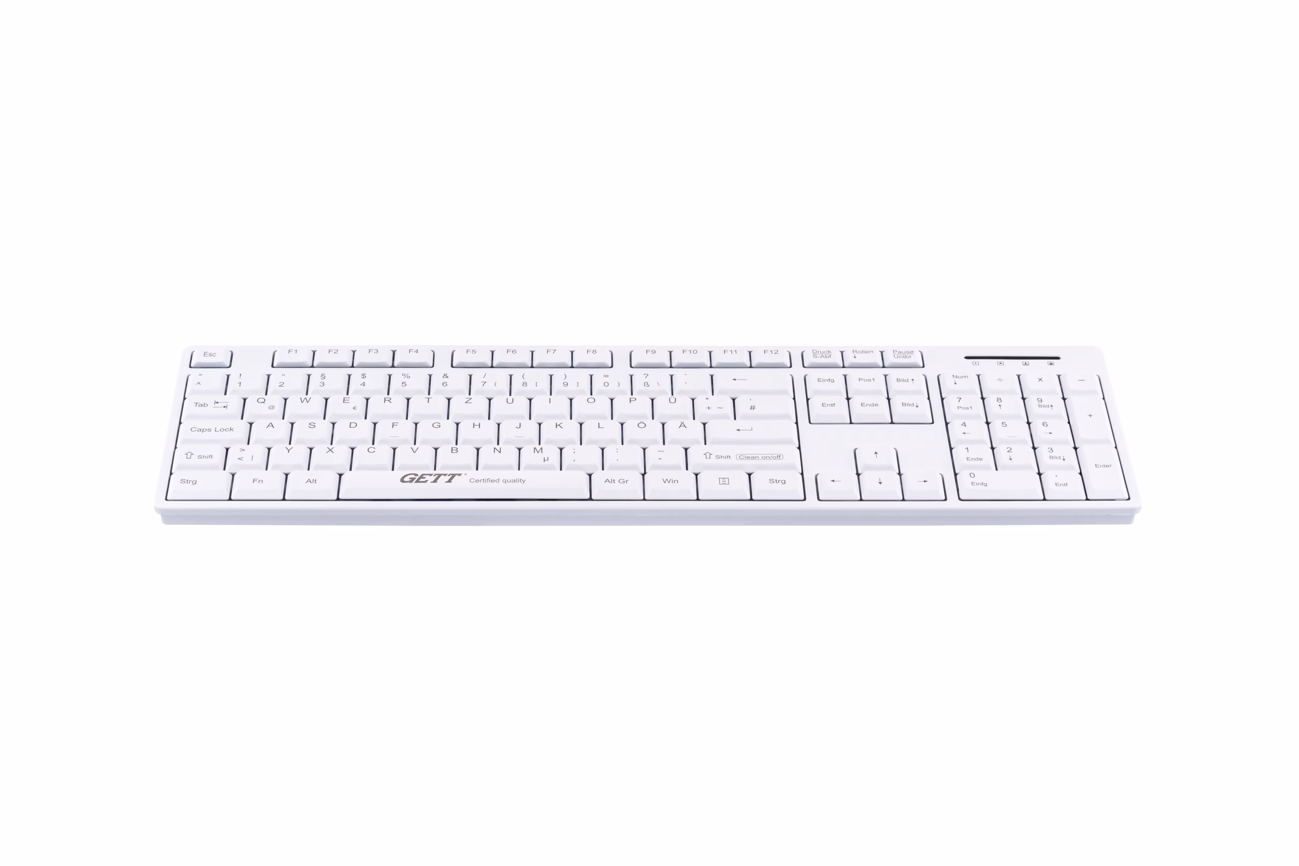 CleanType® Easy Basic - Plastic keyboard for the medical sector.